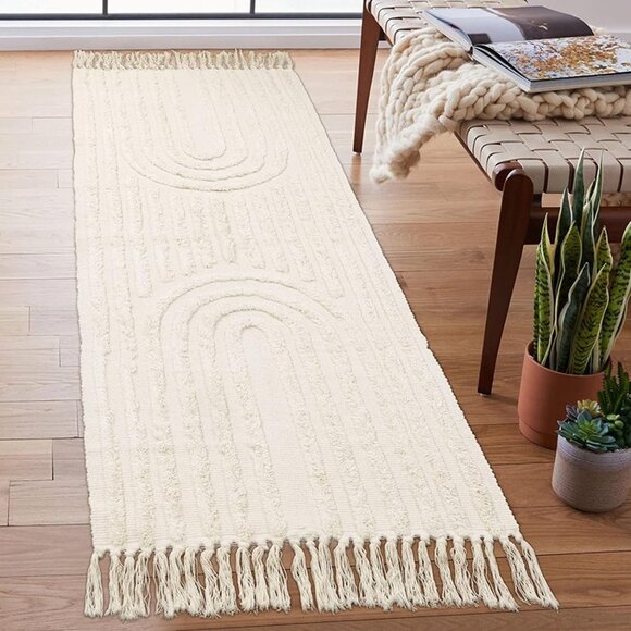 Other - NEW Runner Rug 2x6, Beige Hallway Rug Runner Washable